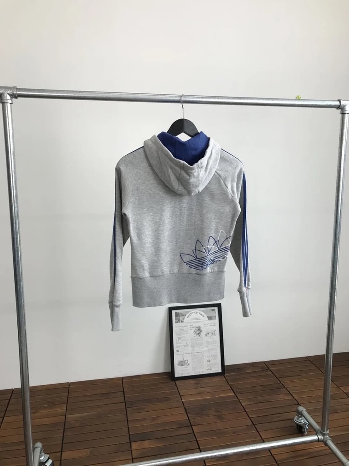 Adidas Big Trefoil Zip-Up Hoodie 상품이미지5