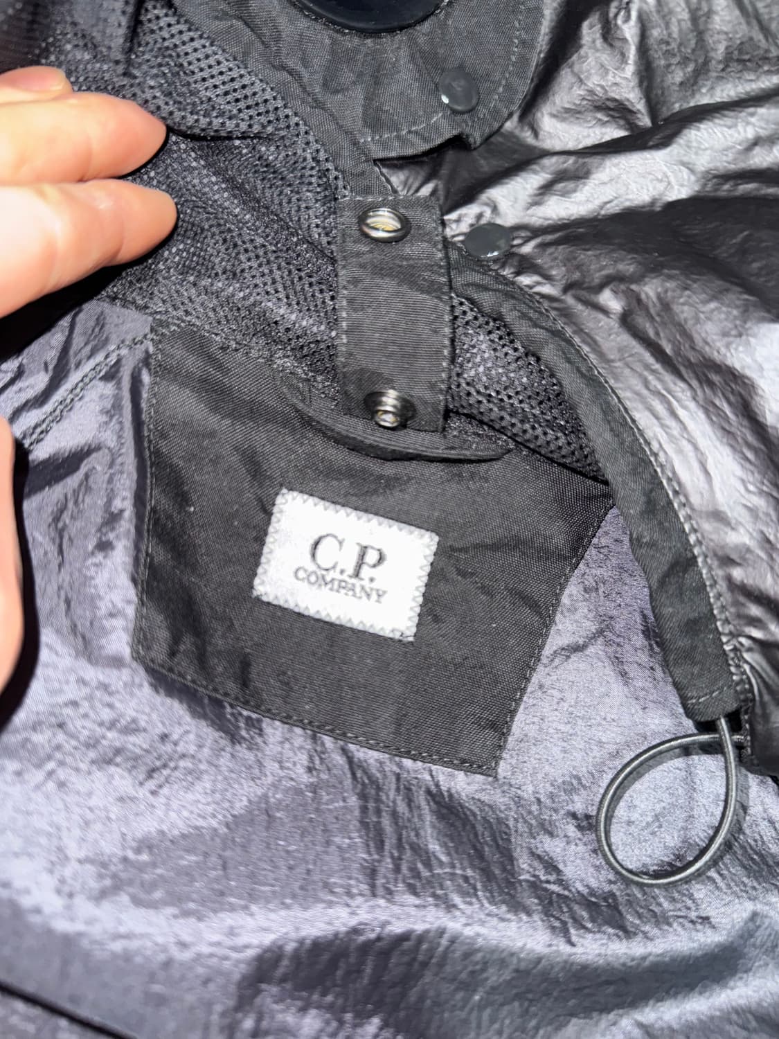 cp컴퍼니 레더 바람막이 자켓 50사이즈 상품이미지5
