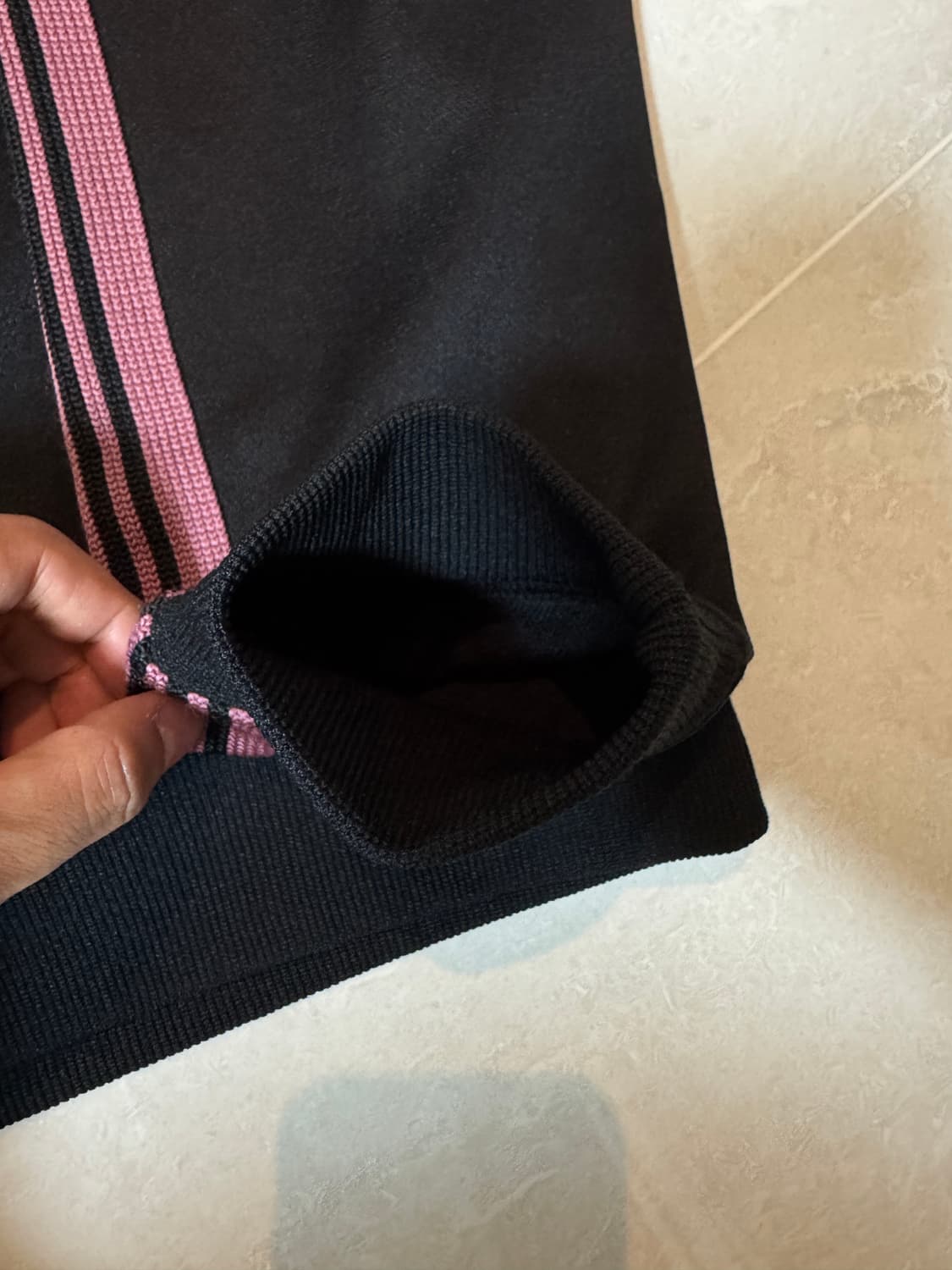 니들스 트랙 자켓 검핑/블랙 핑크 (XL) 상품이미지3