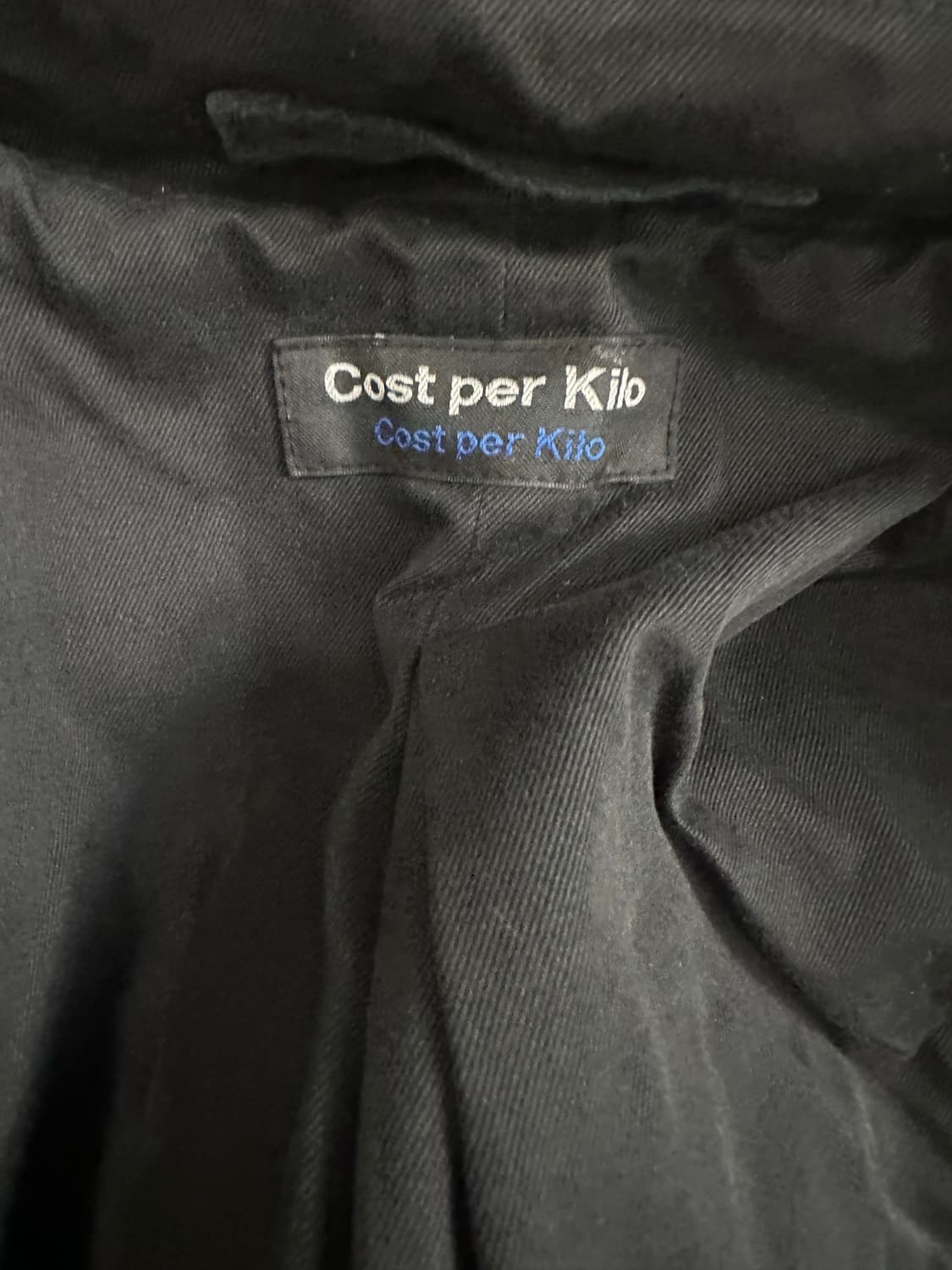 cost per kilo coat black [XL] 상품이미지4