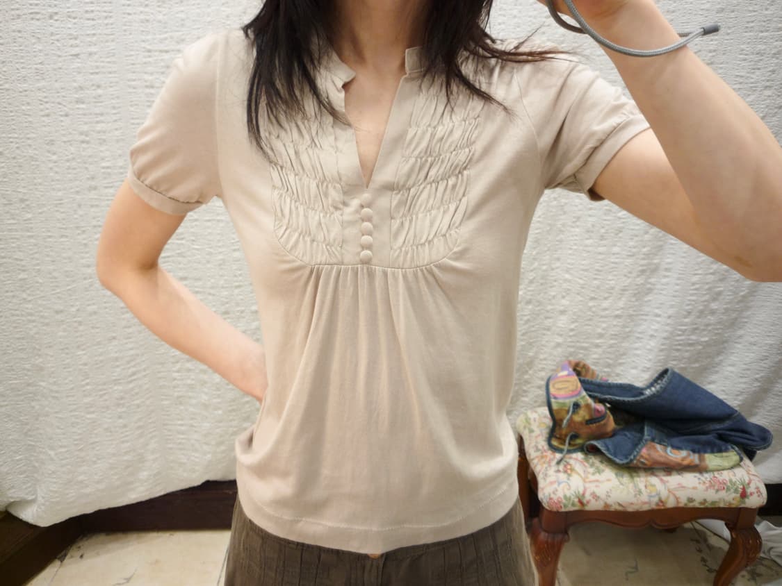 soft sand shirring top 상품이미지1