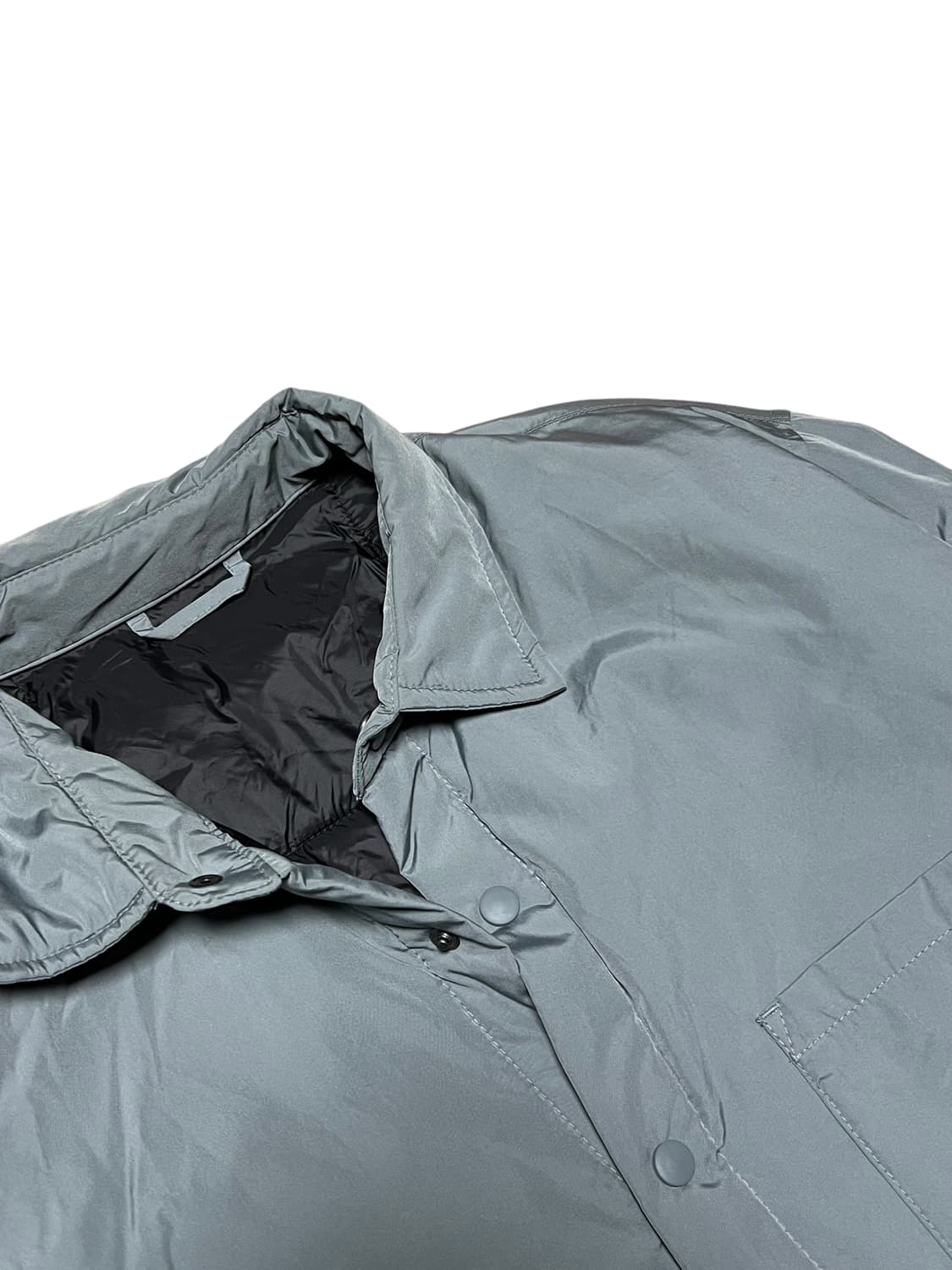 지오다노 경량 패딩 자켓 L 라이트그레이 상품이미지2