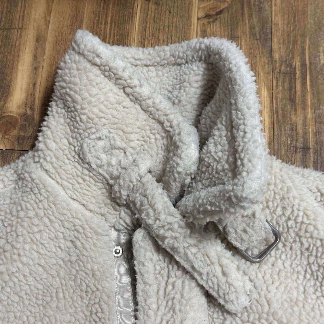 커버낫 보아 플리스 뽀글이 무통 자켓 상품이미지6