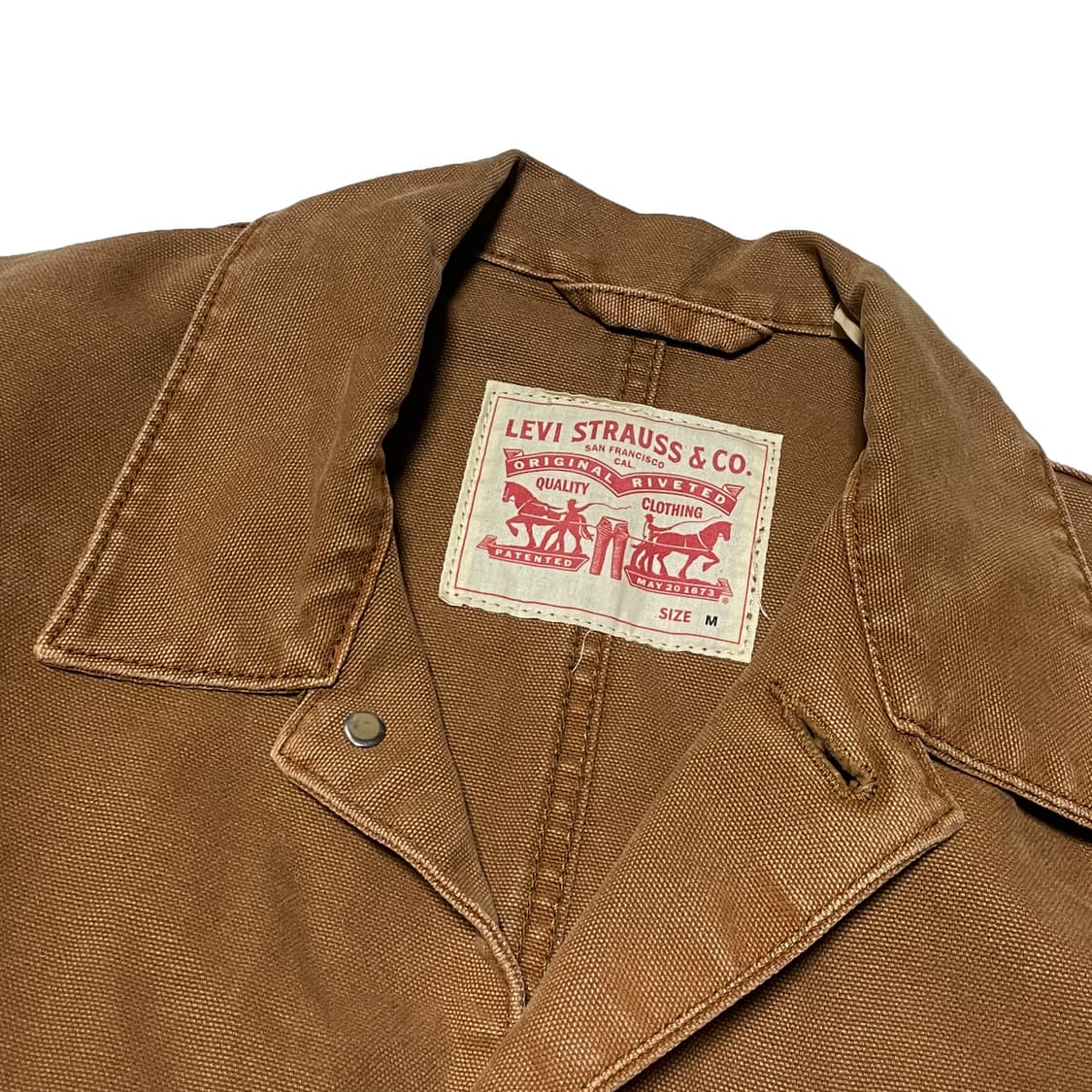 리바이스 브라운 프렌치 워크 자켓 상품이미지5