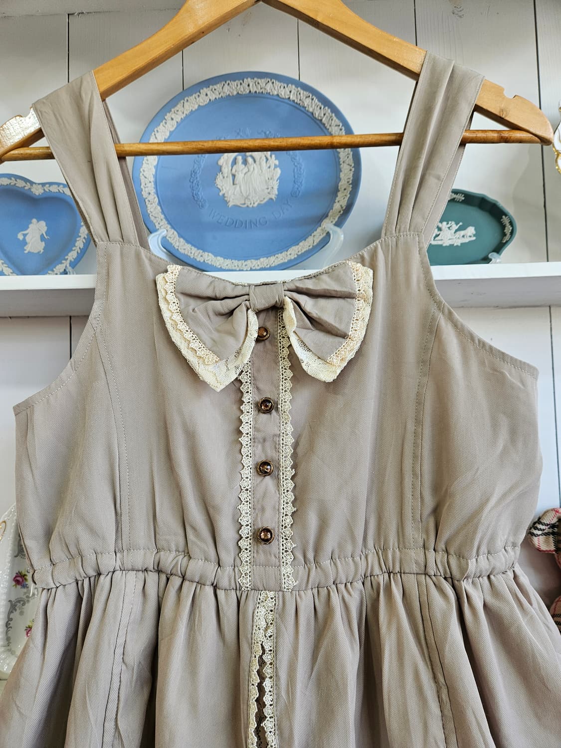 엑시즈팜 리본 레이스 원피스 상품이미지3