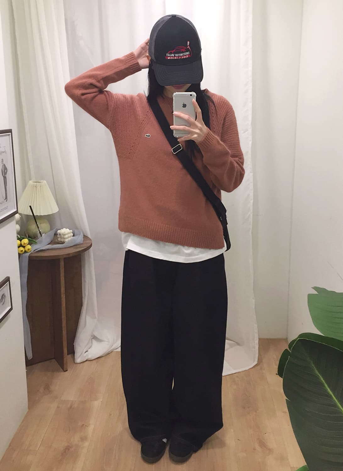 여성 라코스테 크루넥 니트 95 상품이미지2