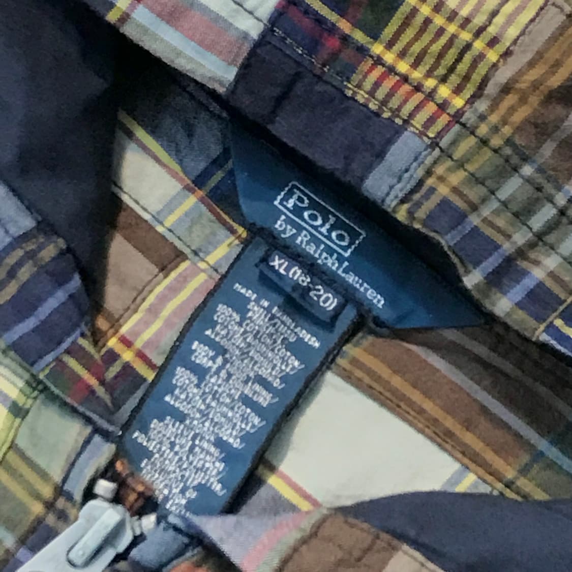 폴로랄프로렌 패치워크 후드 집업 자켓 남성 102 여성 루즈핏 상품이미지4