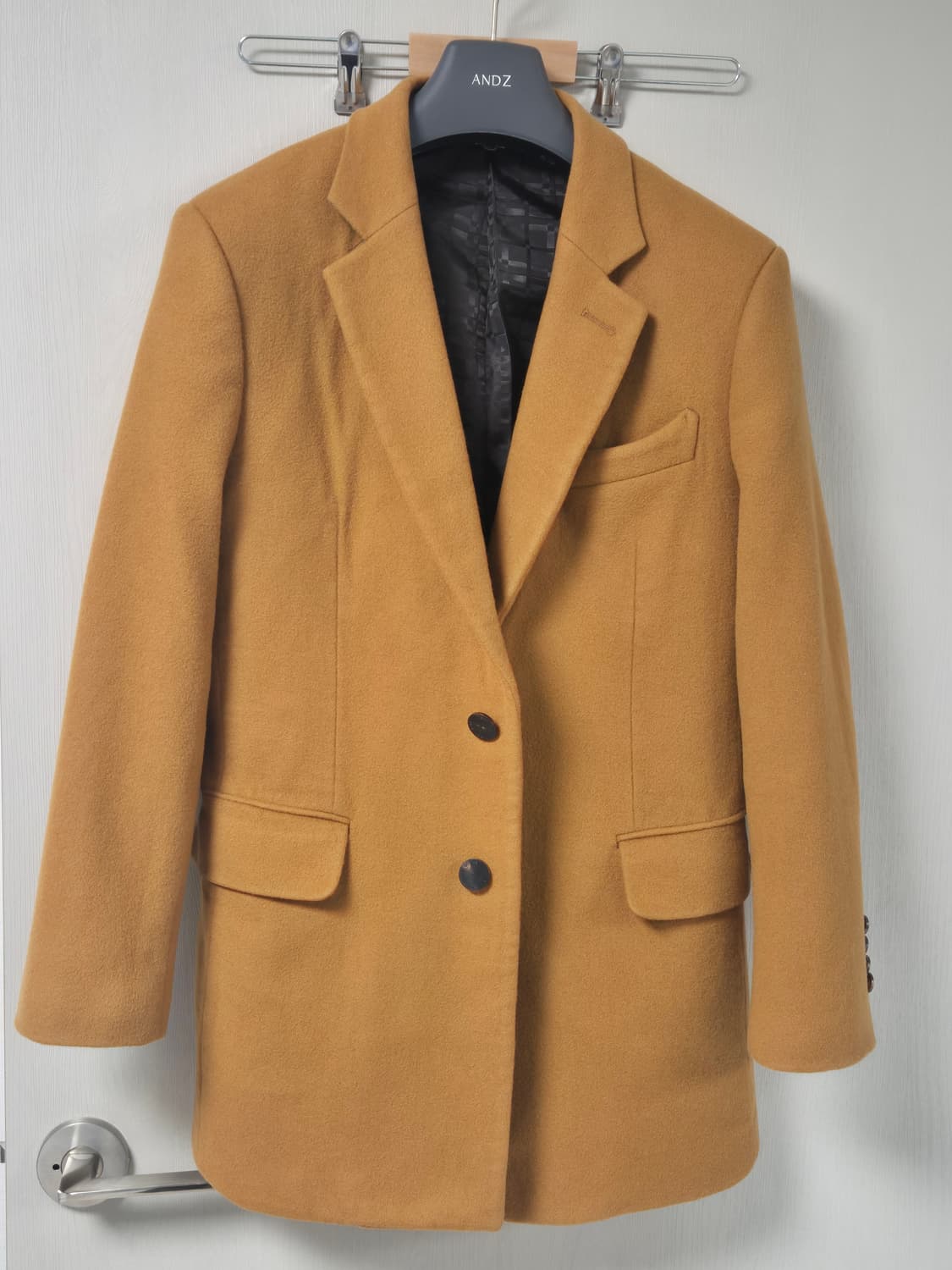 파렌하이트 카멜 자켓 코트 95에서 100 상품이미지3