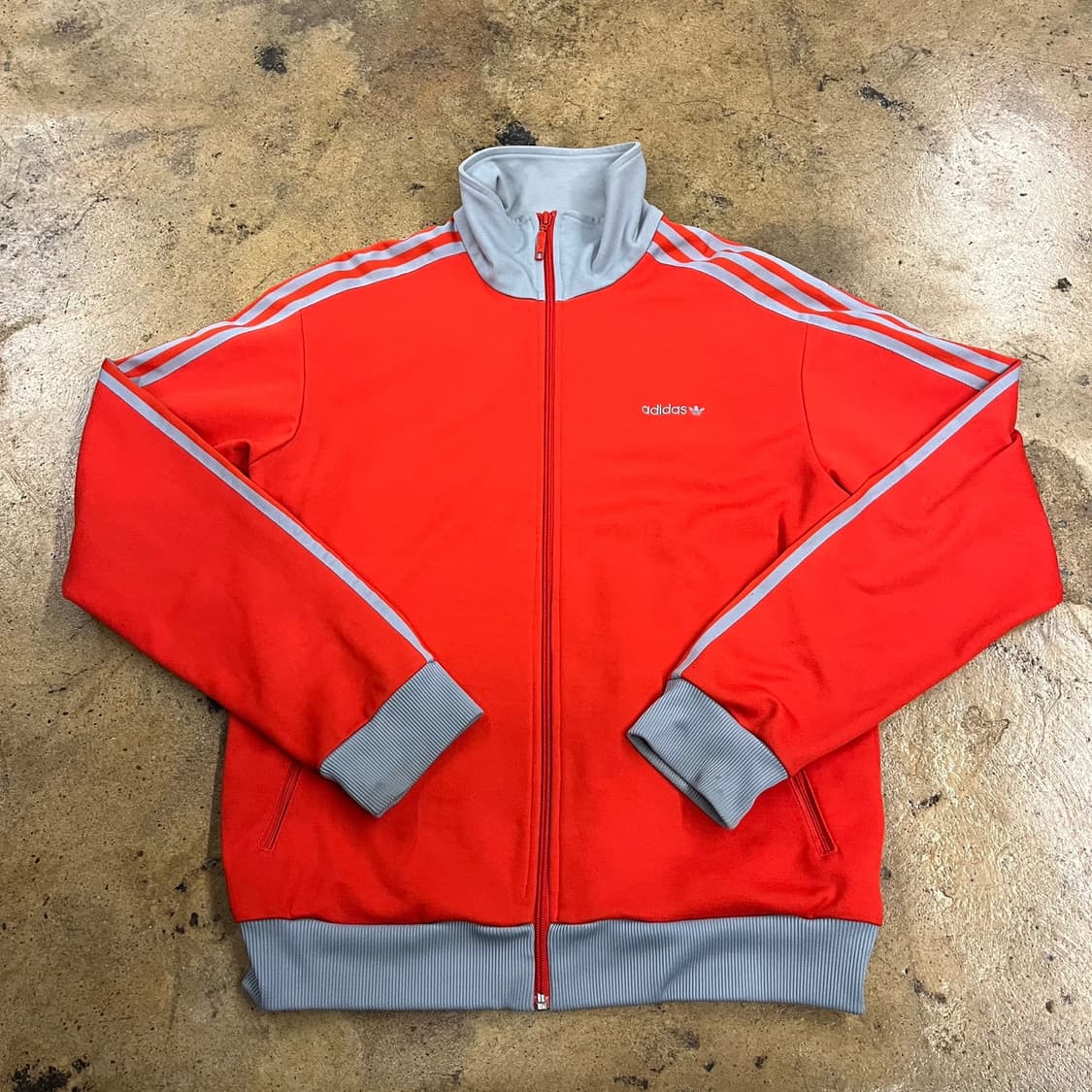 [정품/105] 아디다스 삼선 트랙탑 져지 레드 회색 b17 상품이미지2