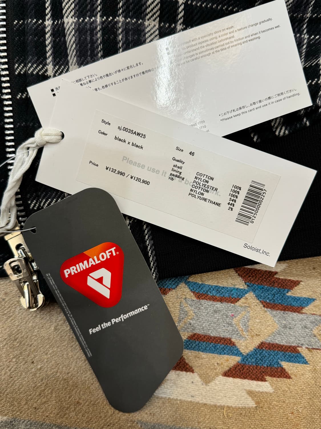 [46] 더 솔로이스트 플란넬 플라이트 자켓 25AW 상품이미지8