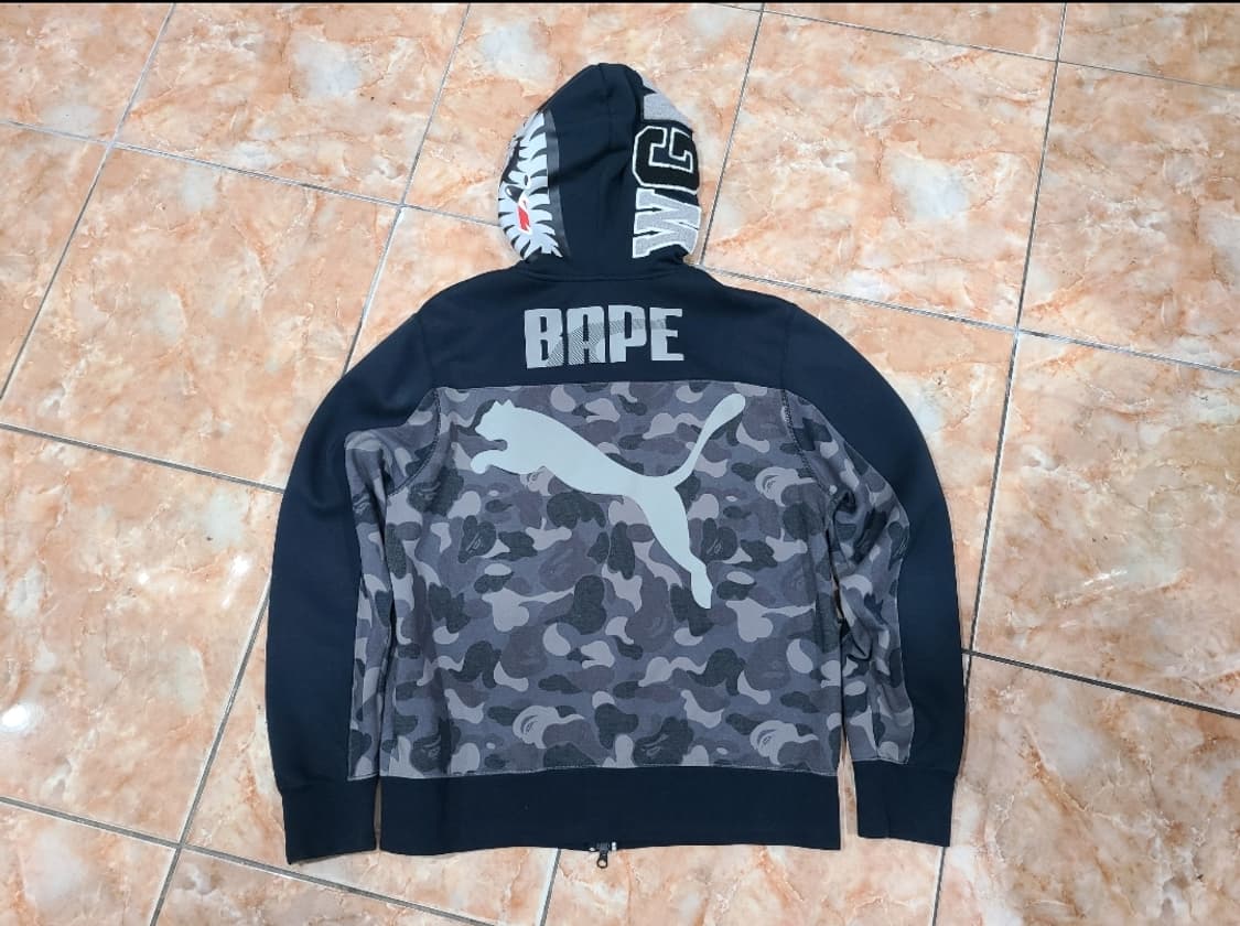 PUMA X BAPE 푸마 베이프 샤크후드집업 상품이미지1