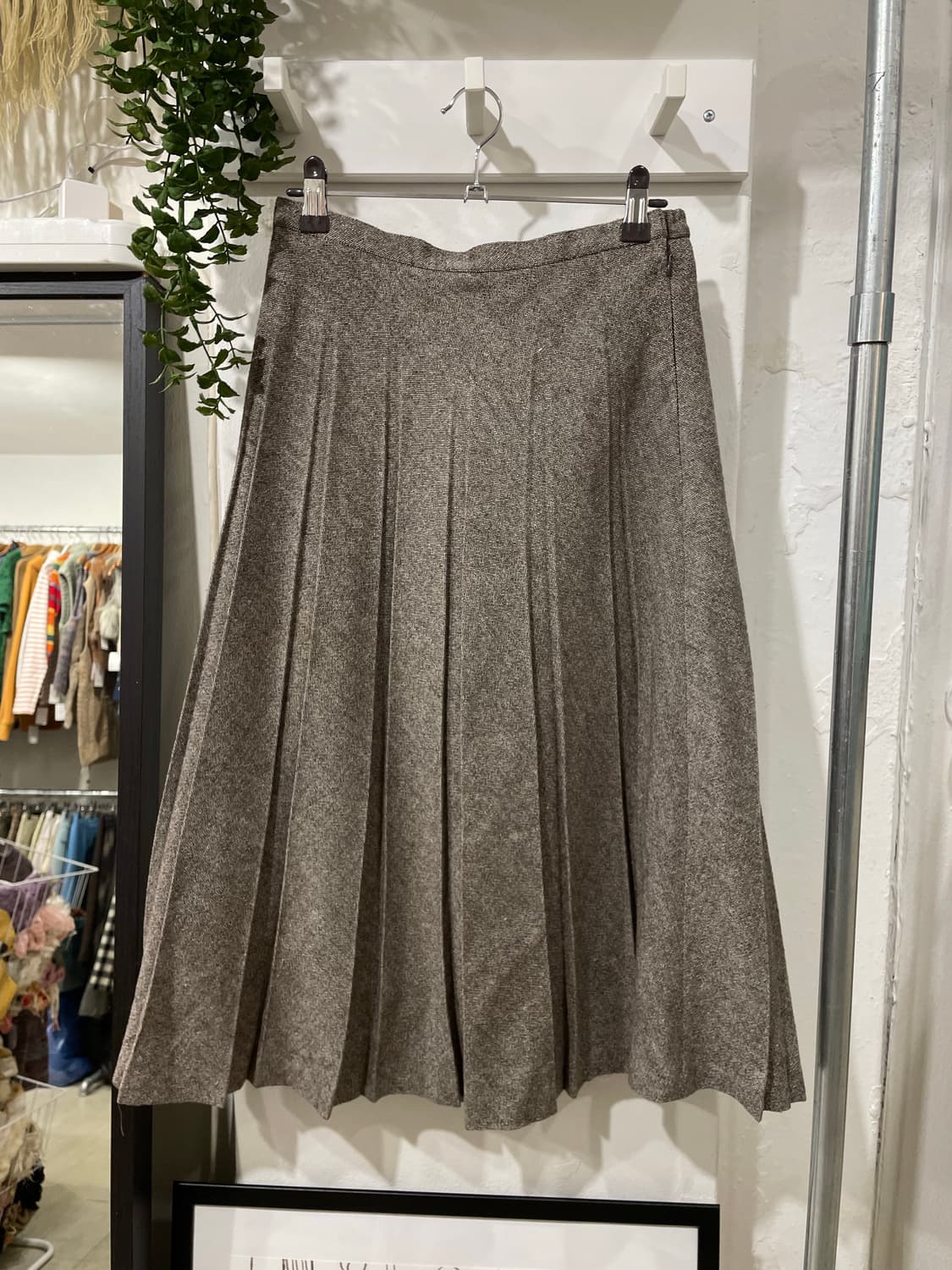 Mocha Wool Skirt 상품이미지8