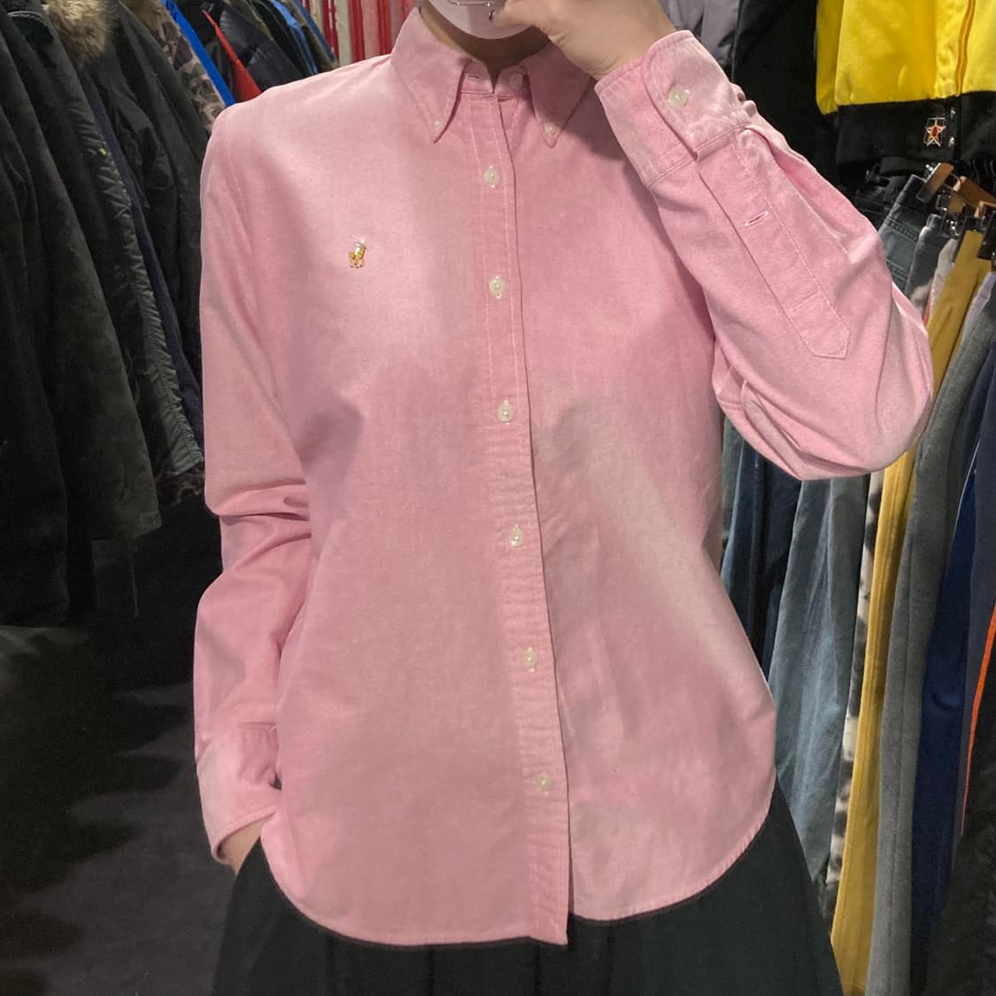 [IM]폴로 랄프로렌 셔츠 핑크 상품이미지2