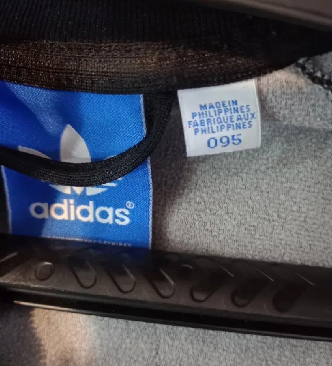 아디다스 대장급 검빨 블랙 트랙탑 저지 져지집업 95/M 상품이미지4