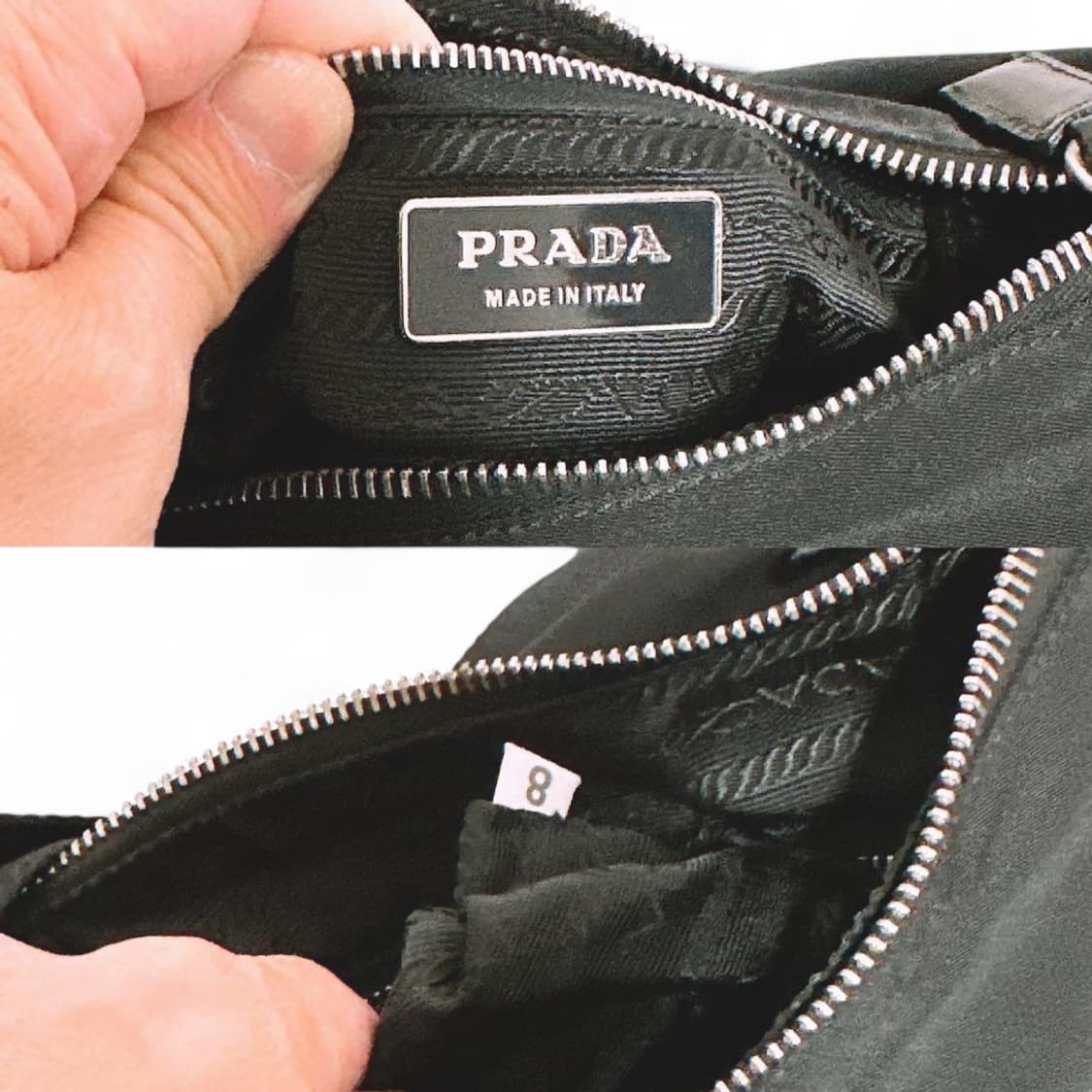 프라다 포코노 사이드 로고 호보백 상품이미지9