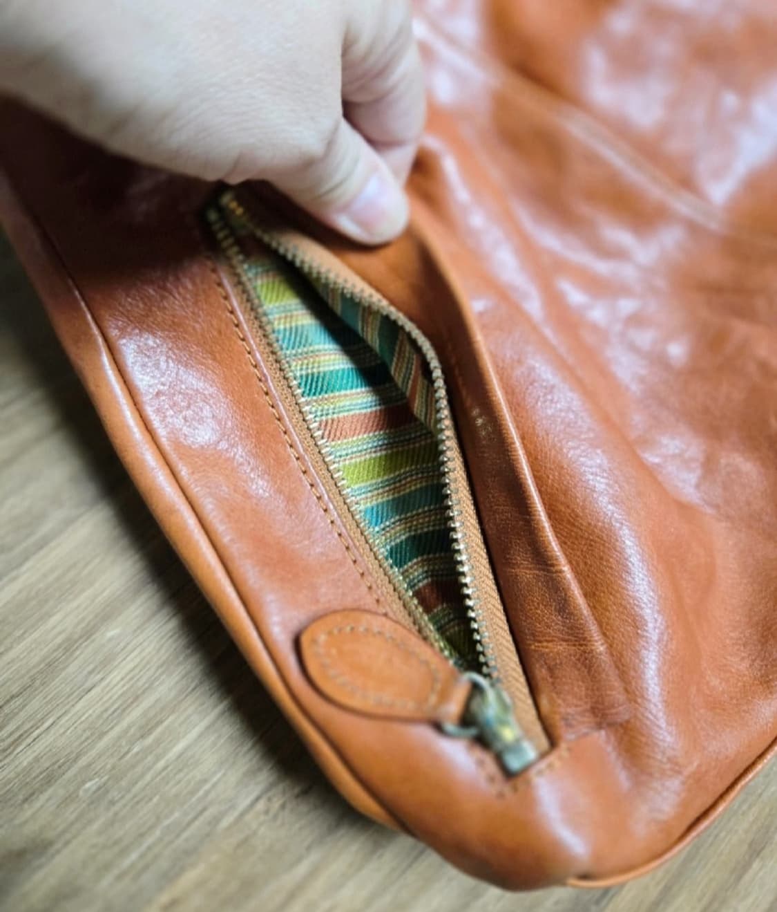 니콜 st. 질 - 가죽 토트백 [정품] 상품이미지6