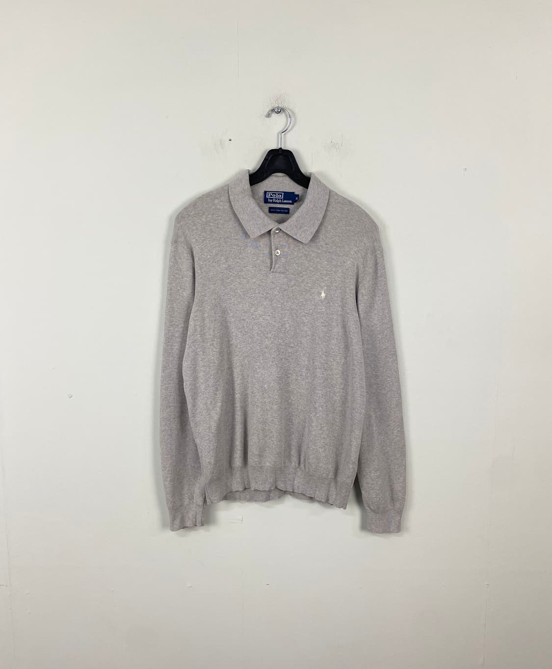 폴로 랄프로렌 그레이 카라 니트 M <616> 상품이미지1