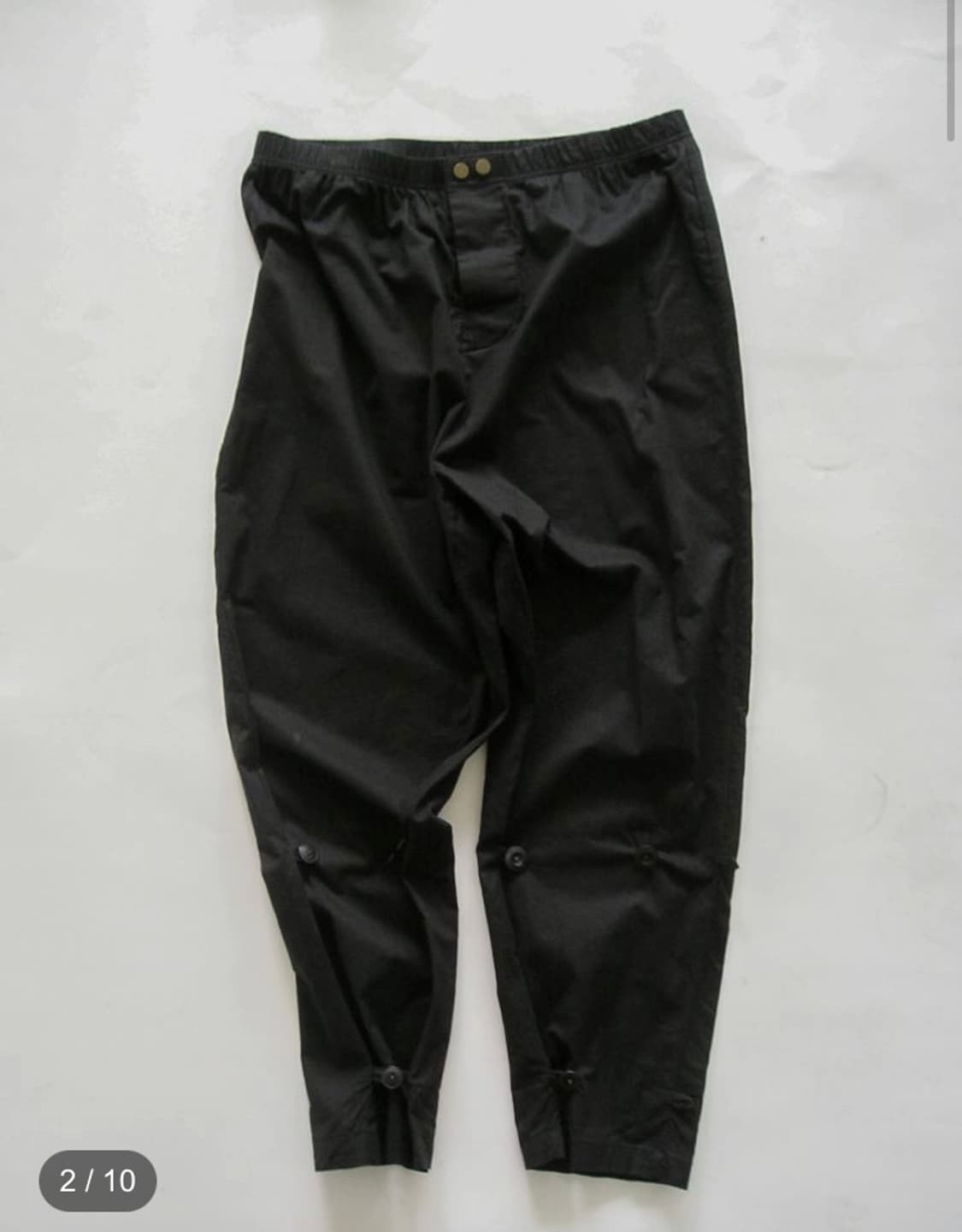 eonts button pants black 상품이미지3