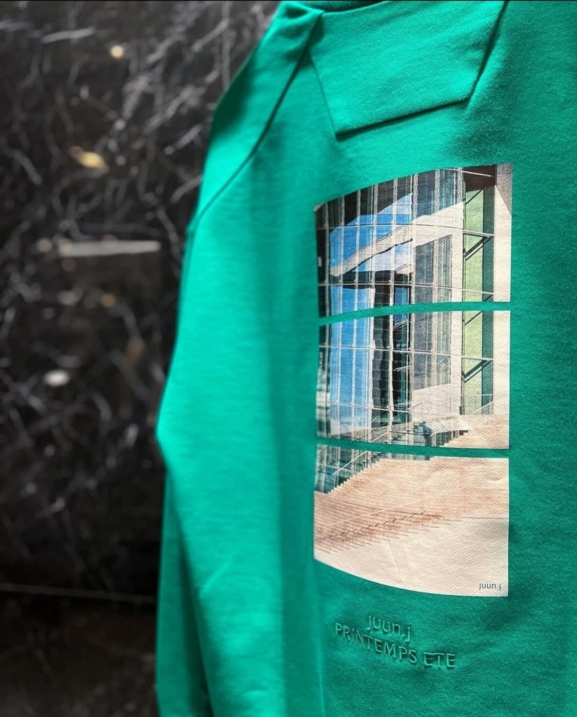 준지 애플그린 엠브로이더리 맨투맨 상품이미지4