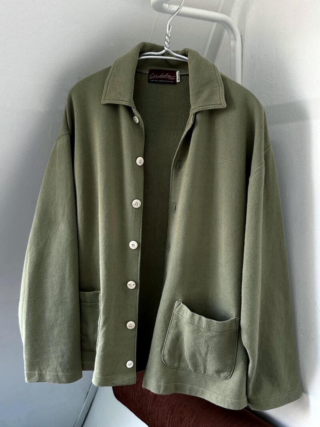 Cotton sweat fabric soft single jacket 상품이미지2