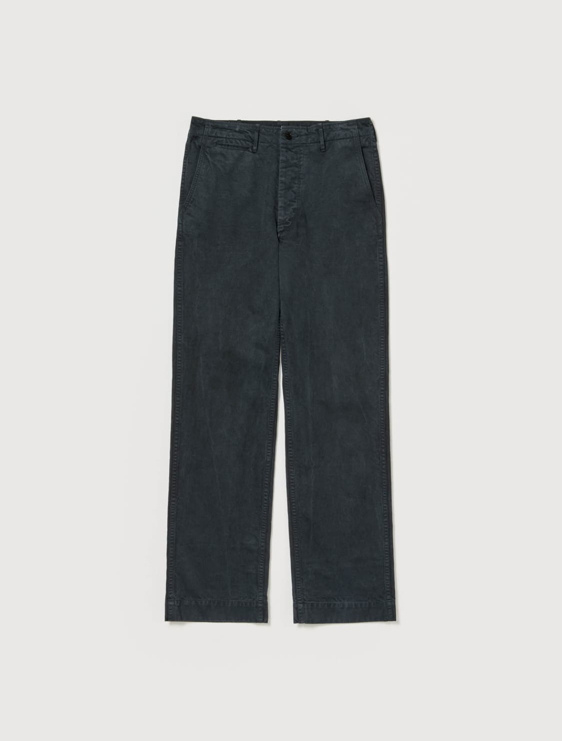 [5] 오라리 프로덕트 다이드 핀스 치노 내로우 팬츠 블랙 상품이미지1