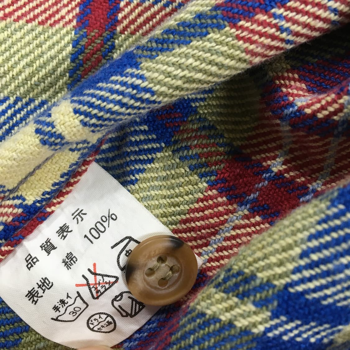 투티/0216 PLENTY TOUGH JPN 빈티지 타탄체크 셔츠 상품이미지3