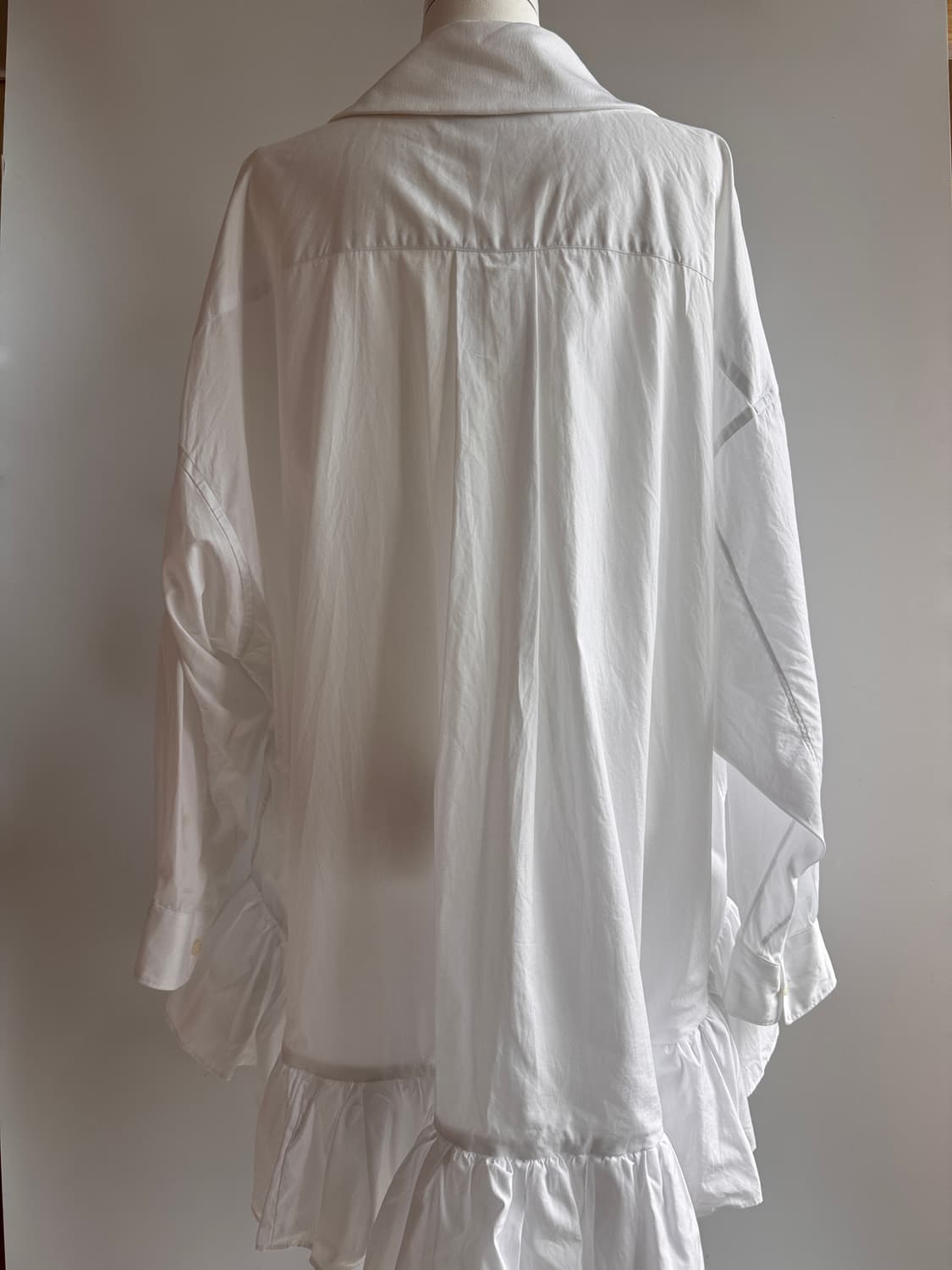 Comme des garcons girl 러플 롱 셔츠 원피스  상품이미지4