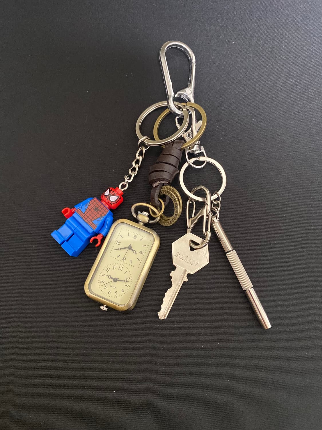빈티지 시계 키링 상품이미지1