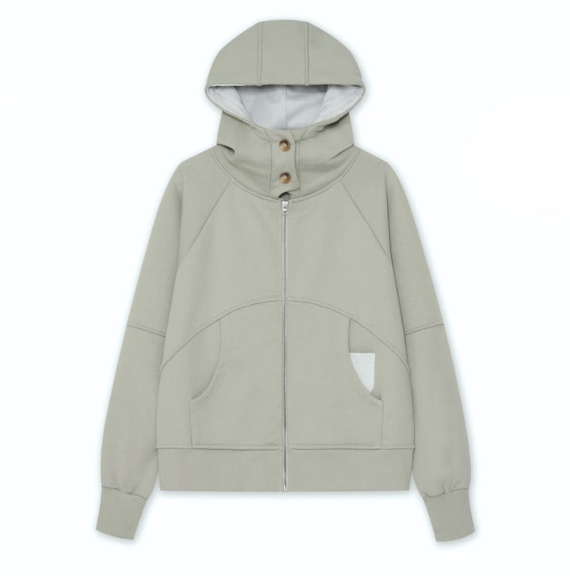 (구해요) 에그셸 후디 세이지그린 베이직 상품이미지1