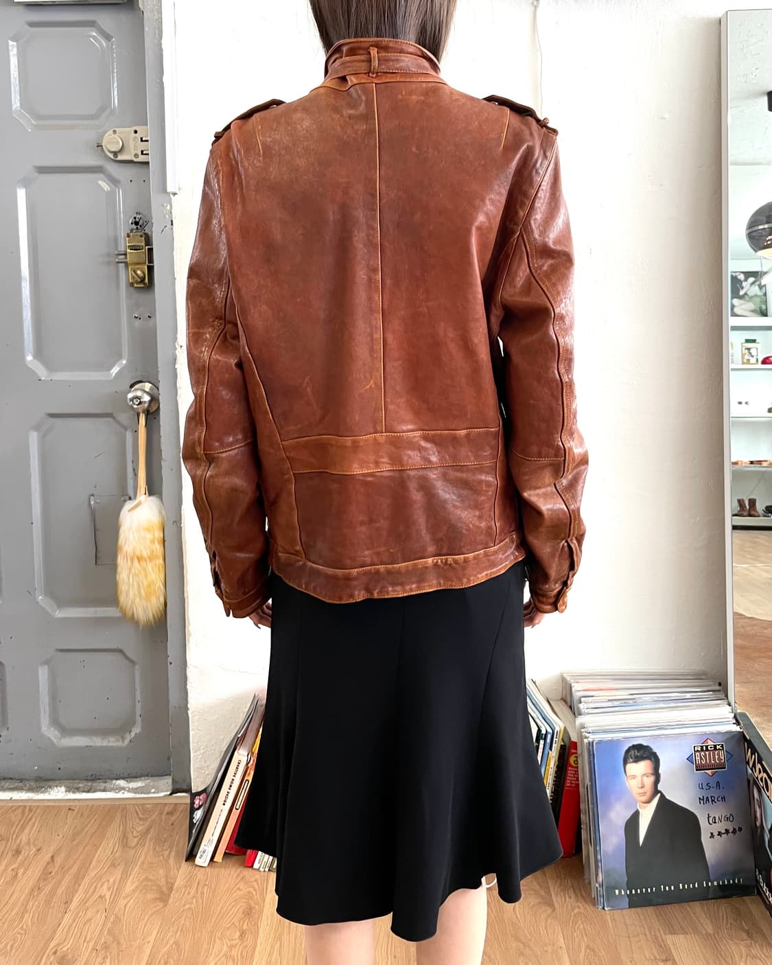 [M] 닐바렛 레더 자켓 상품이미지3