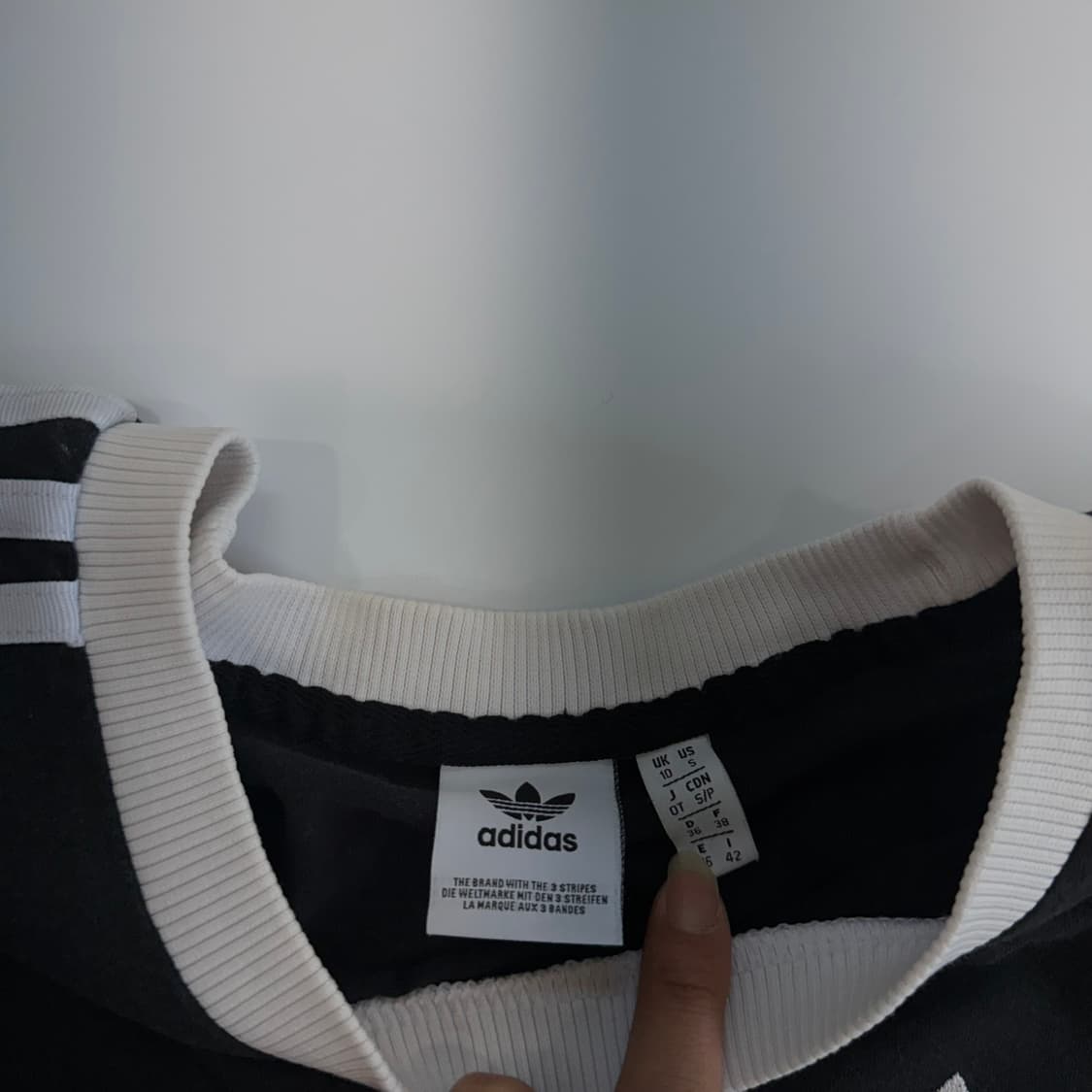 Adidas 아디다스 파이어로고 블랙 코튼 반팔 상품이미지5