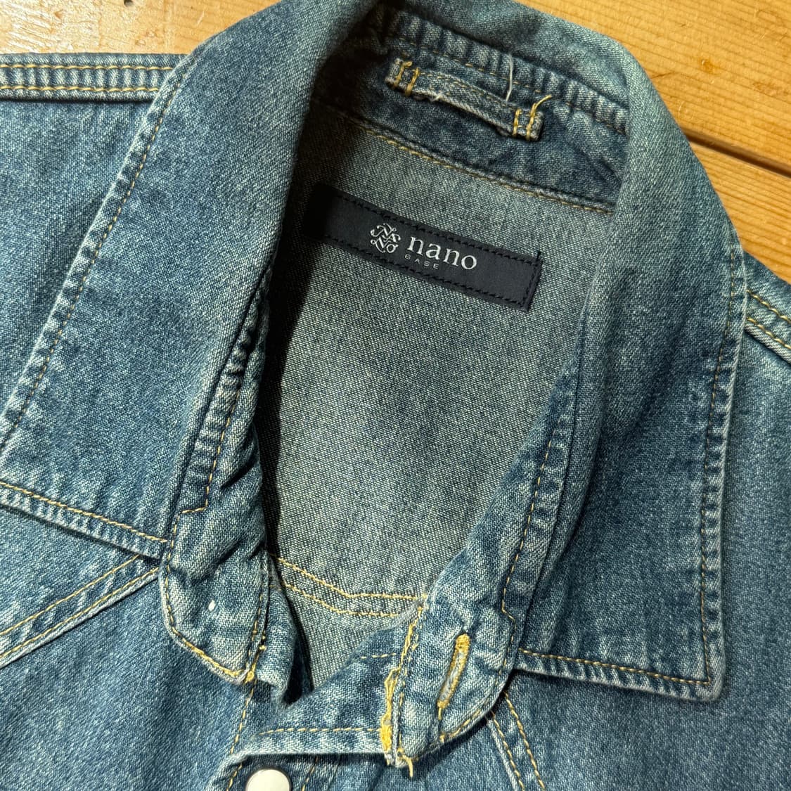 나노유니버스 웨스턴 데님셔츠 상품이미지4