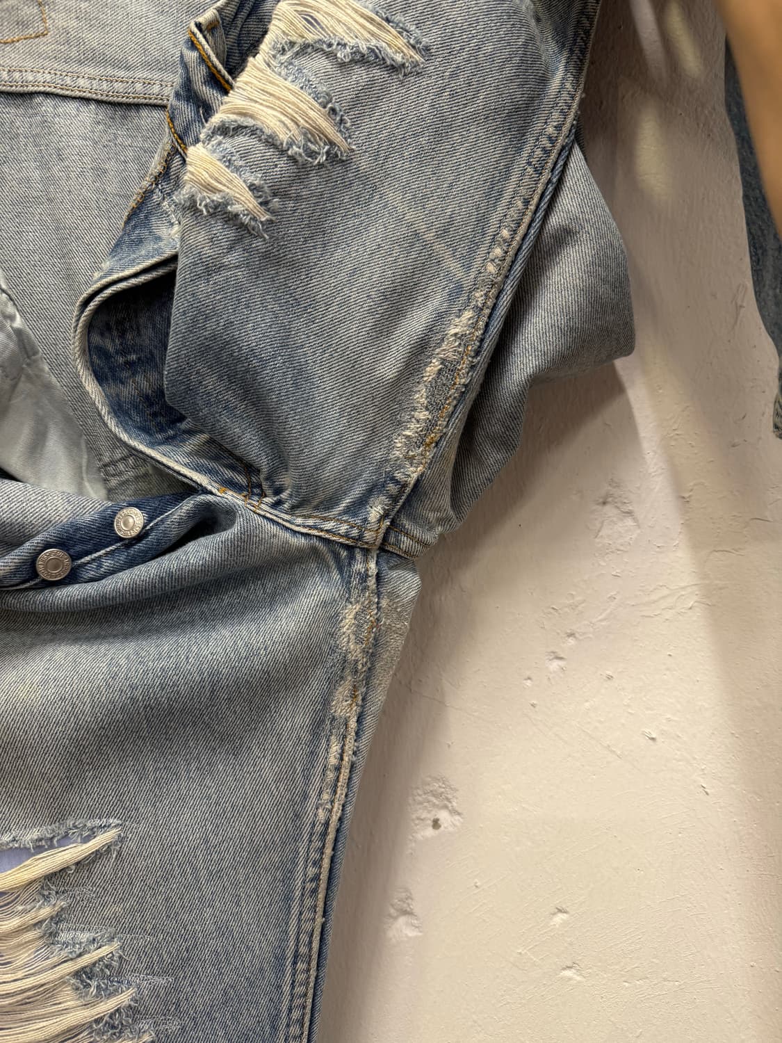 (32inch) Levis 리바이스 501 Light Blue Jeans 상품이미지8