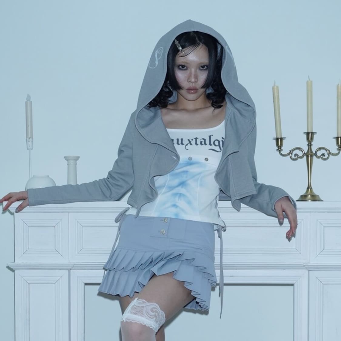 honkyo Dusty Memoria Painted Hoodie 상품이미지1