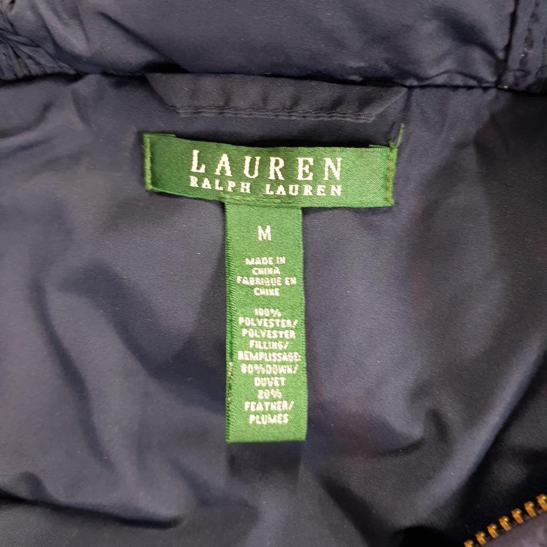 로렌 랄프로렌  후드 다운 패딩 코트 M사이즈 상품이미지3