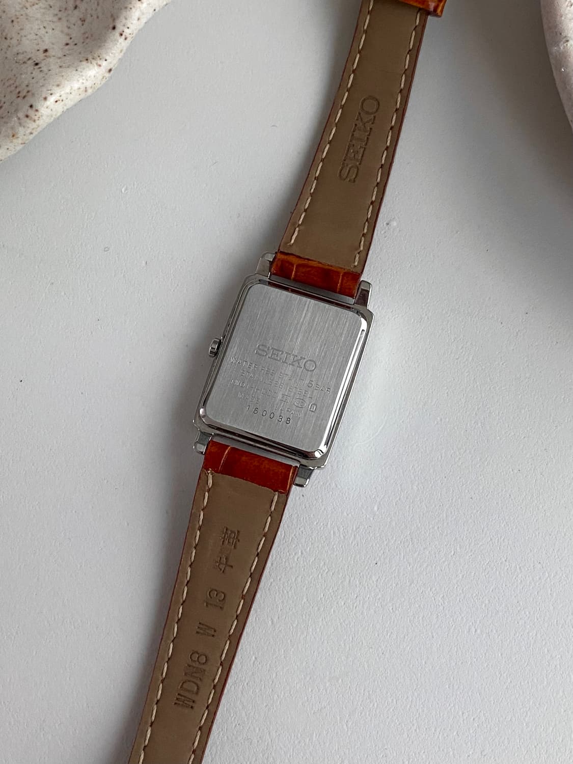 Seiko 세이코 스퀘어 실버 쿼츠 상품이미지7
