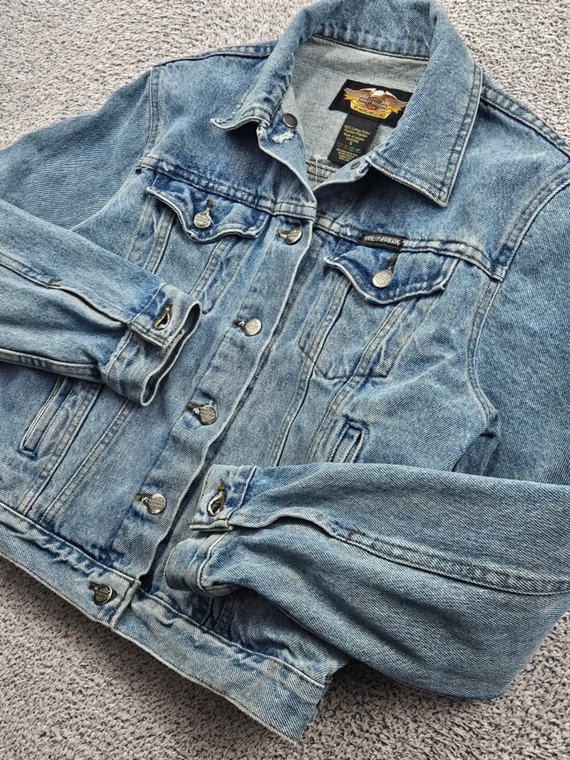 할리데이비슨 100주년 윙즈 데님 트러커 자켓 ( S ) / 11585 상품이미지6