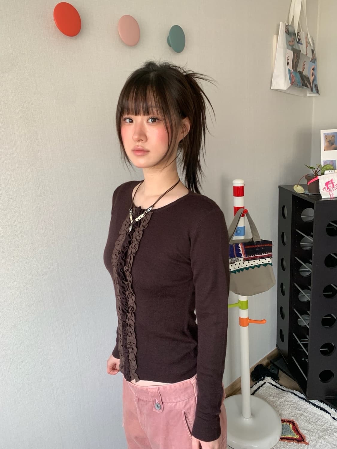 ethnic frill top 상품이미지4