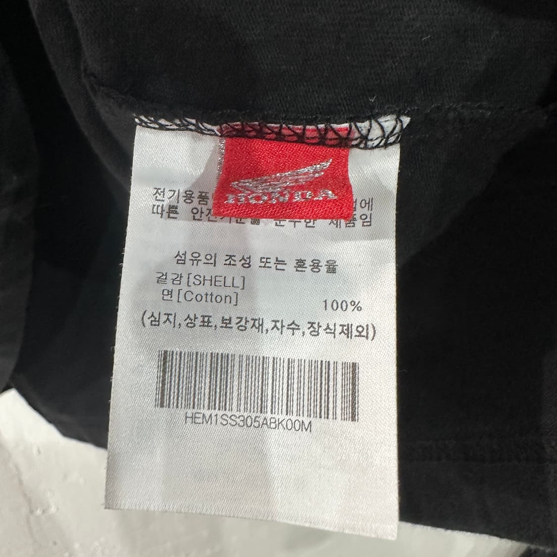 혼다 레이싱 모터사이클 반팔티 M 상품이미지4