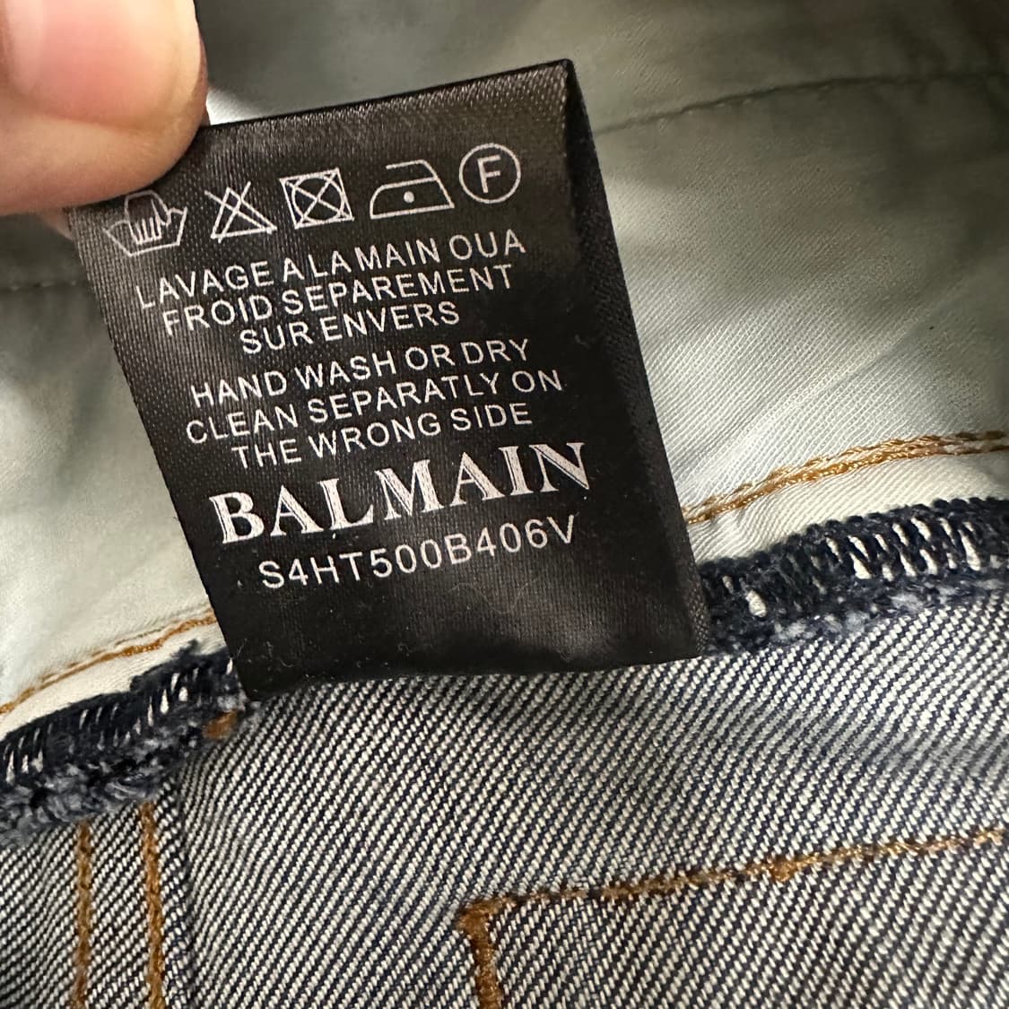 발망 워싱 바이커 데님 청바지 팬츠 상품이미지9