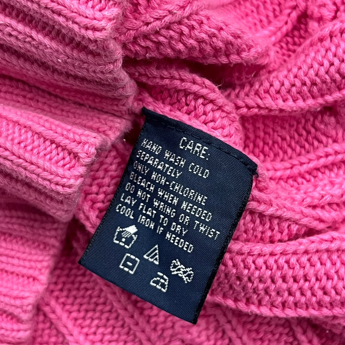 폴로 랄프로렌 핑크 꽈배기 니트  상품이미지6