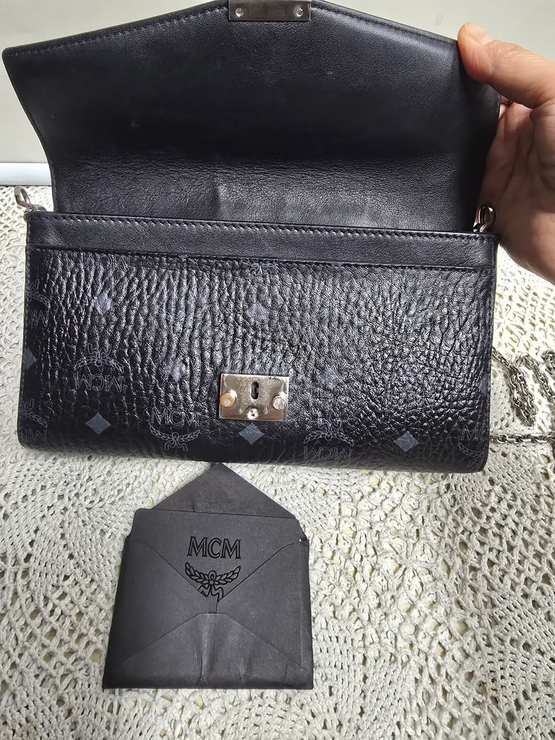 엠씨엠 비세토스 체인 미니 크로스백 상품이미지5