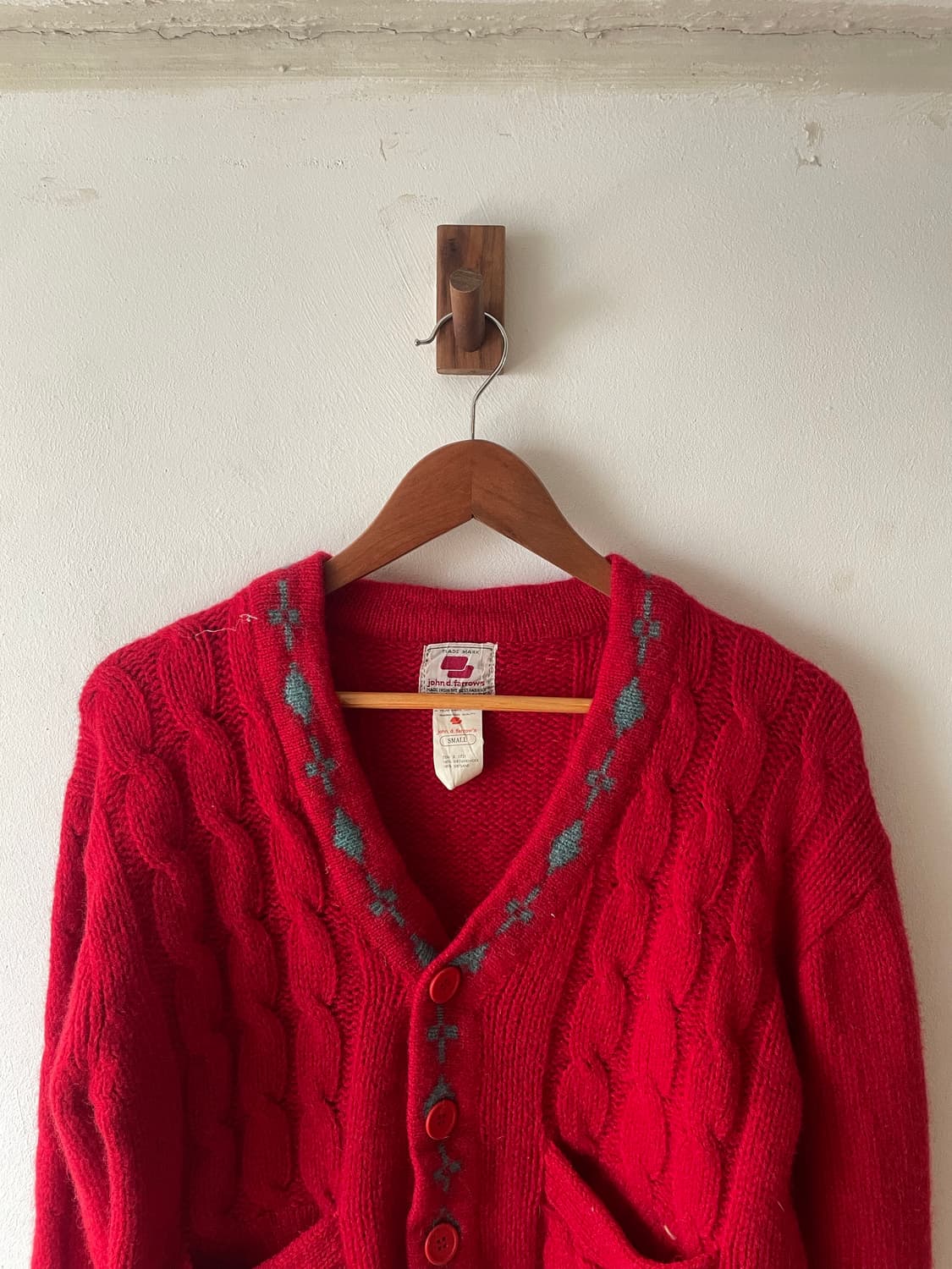 90's John D.Farrow's Vintage Cardigan 상품이미지1