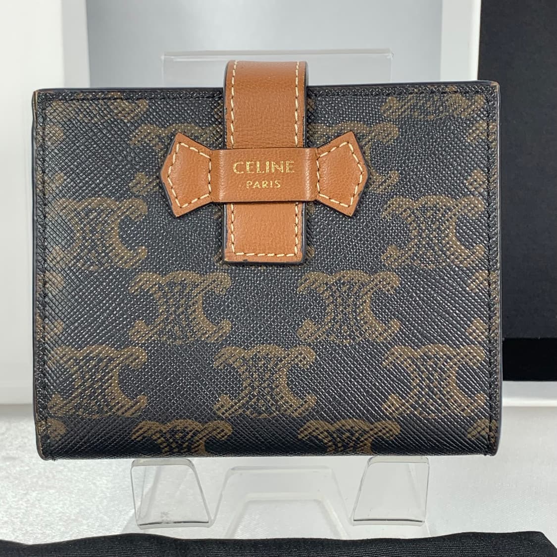 (SS급정품)셀린느 트리옹프 캔버스 스트랩 반지갑 중지갑 월렛 상품이미지9