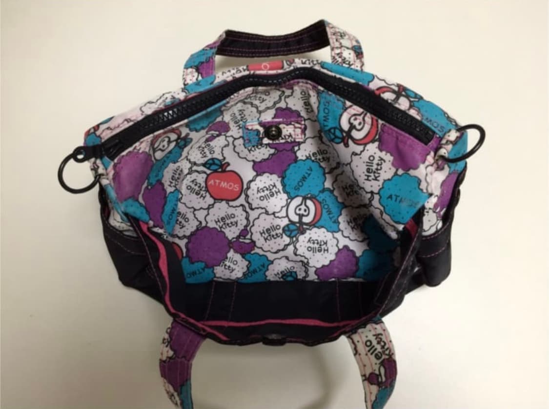 포터 헬로키티 아트모스 콜라보 보스턴백 상품이미지2