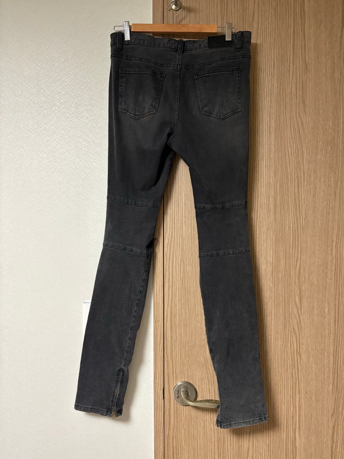 ROUVRSTAG 블랙 데미지 워싱진 M 사이즈 상품이미지2