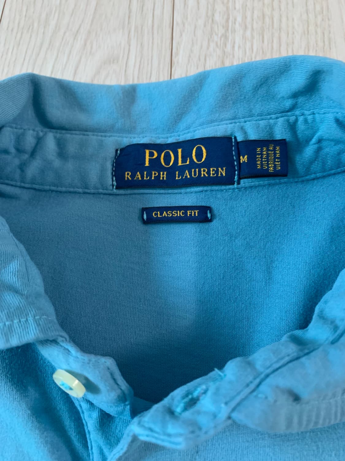 폴로 랄프로렌 클래식 핏 가먼트 다이 포켓 폴로 셔츠 상품이미지3