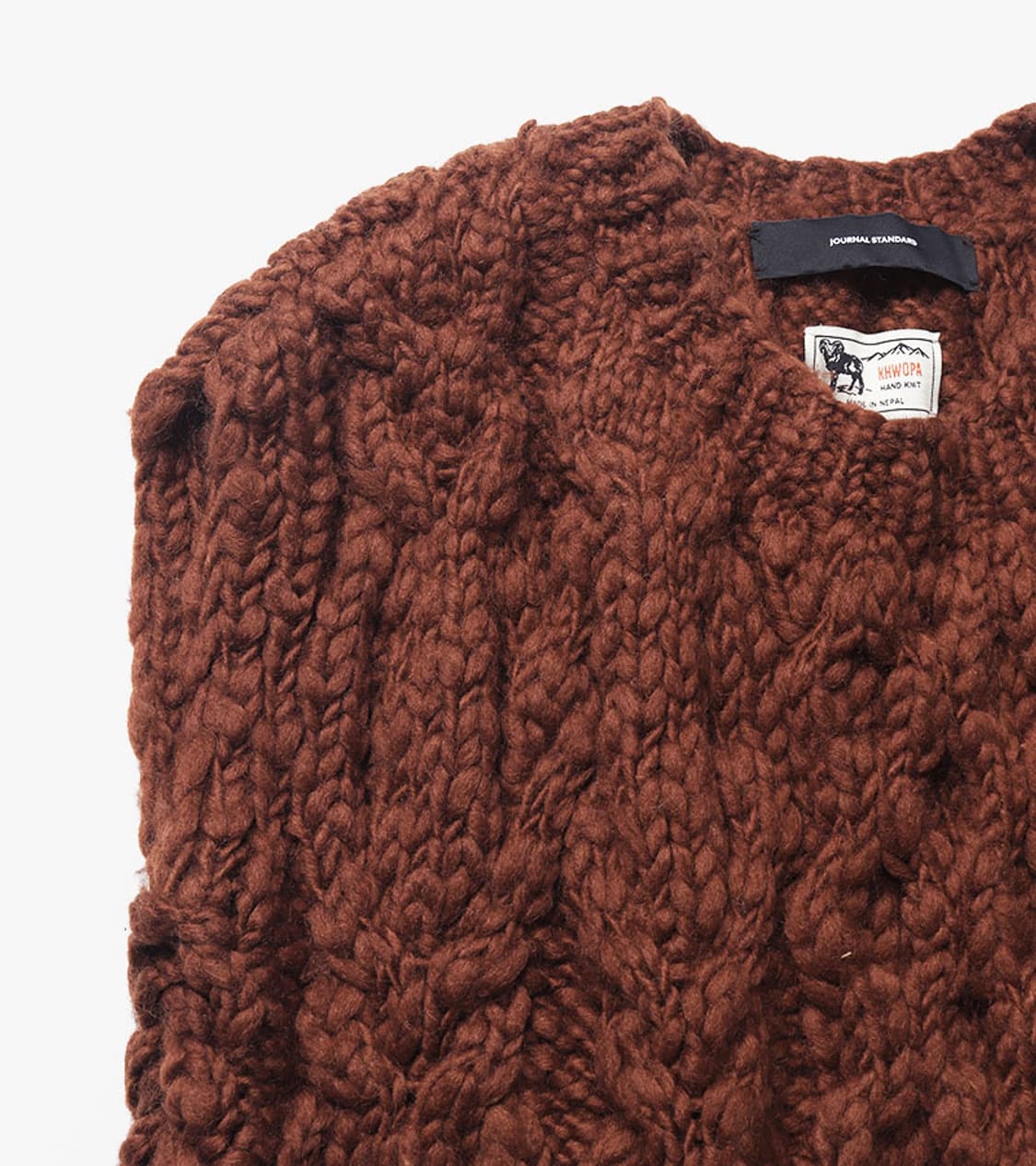 JOURNAL STANDARD - ROVING YARN KNIT VEST 상품이미지5