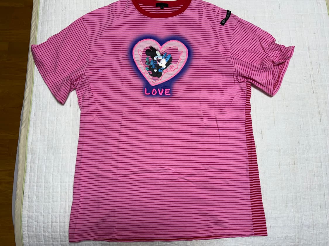 [free] 99%is 1%ove T-SHIRT 하트 티셔츠 상품이미지1