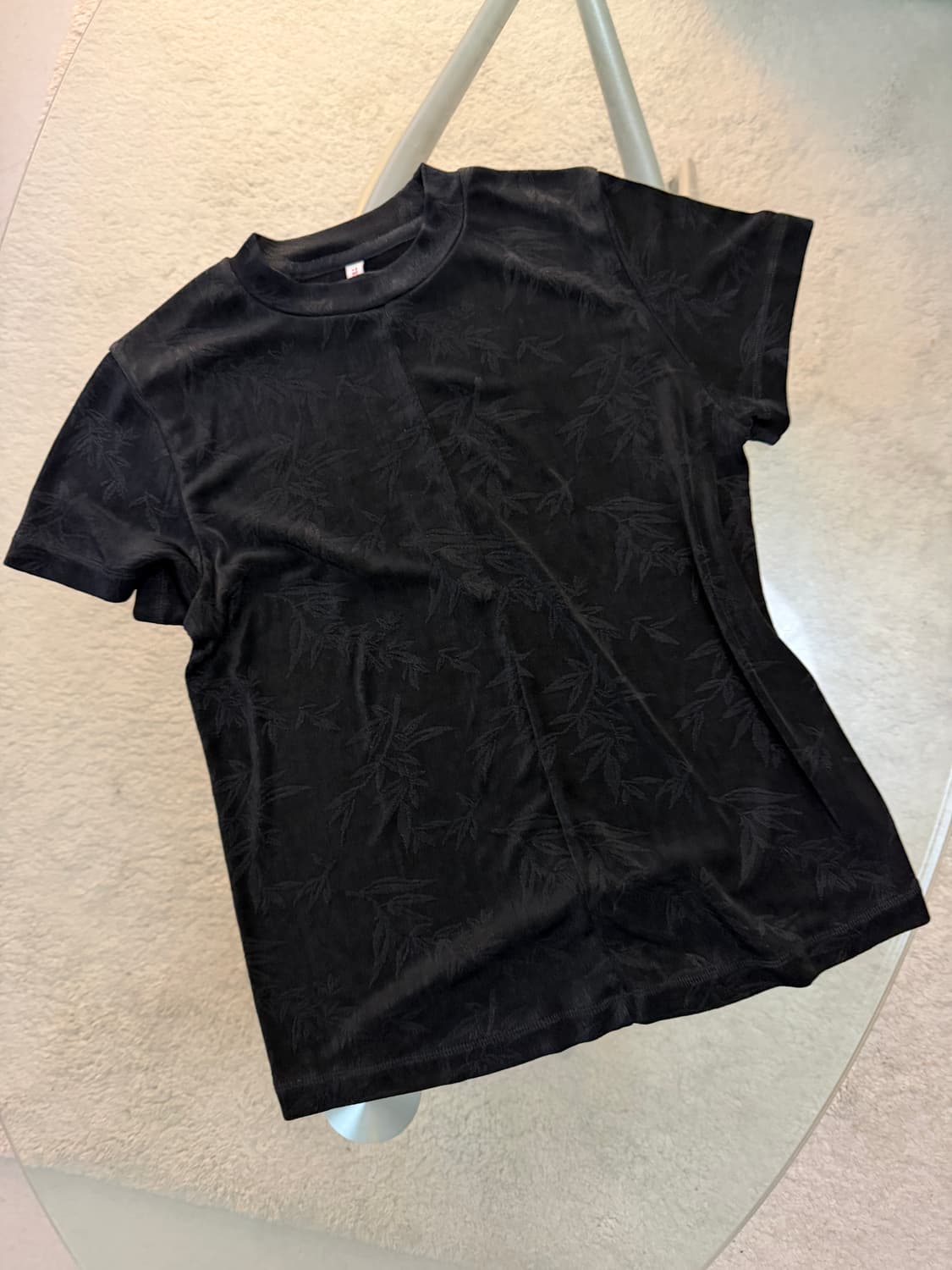 teak BAMBOO JACQUARD JERSEY TOP 상품이미지5